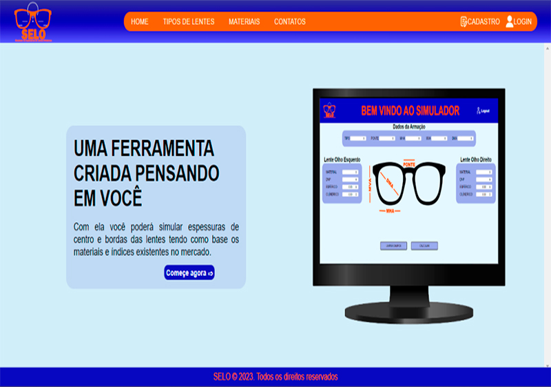 Simular Espessuras de Lentes